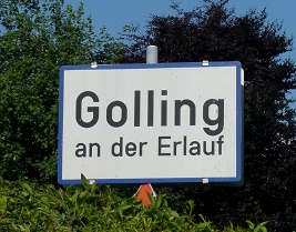 Schild: Golling an der Erlauf